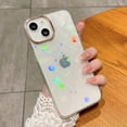 thumbnail image 4 of Compatible for iPhone 14 Case Laser Polka Dot Pattern, Cute Glitter Bling Rainbow Holographic Clear Case for Women Girls Soft TPU Shockproof Camera Protective Back Cover Case - Polka Dot, 4 of 6