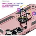 thumbnail image 3 of REQO Case Compatible with Samsung Galaxy S25 Case, Military Grade Drop Protection Cover 360 Shockproof Heavy Duty Hard Bumper Rugged Mobile Phone Cases with Kickstand, 3 of 7