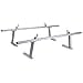 thumbnail image 3 of AA-Racks Model APX2502-SLV Low-Profile Utility Aluminum Pick-Up Truck Ladder Rack with Load Stops, 3 of 4