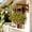hanging basket Under $5 a3, variant on Werulen Artificial Fake Flower Coconut Palm Hanging Flower Basket,Home Garden Outdoor Patio Balcony Festival Decor,Hanging Planter Basket,Outdoor Floral,Garden Decor