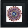thumbnail image 1 of Trademark Fine Art "Kisses Mandala in Red" Canvas Art by Kathy G. Ahrens, Black Matte, Black Frame, 1 of 1