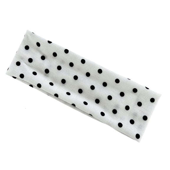Giaone Breathable Dot Print Headwear For Fitness Running Yoga Stretchy Hair Band
