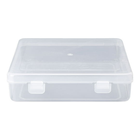 Square Transparent Plastic Jewelry Storage Boxes Beads Crafts for Case Container