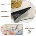thumbnail image 6 of Spring Flowers Basket Area Rugs 5'x7', Washable Small Throw Rugs for Laundry Room Playroom, Vintage Colorful Floral Indoor Outdoor Rug Non-Slip Low Pile Carpet Runner Reversible Floor Mats, 6 of 8