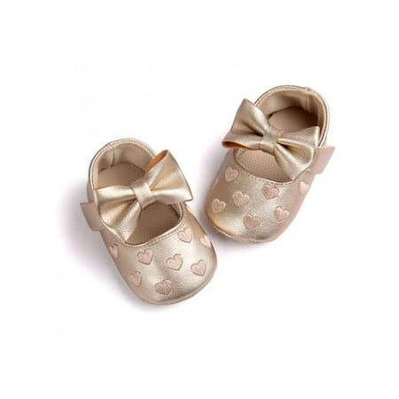 Newborn Baby Girl Soft Crib Shoes Infants Anti-slip Sneaker Prewalker 0-18M
