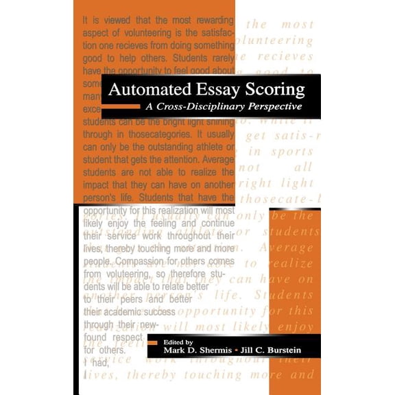 Automated Essay Scoring: A Cross-disciplinary Perspective, (Hardcover)