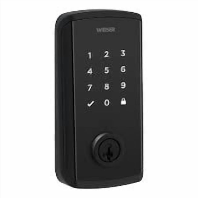 Weiser Halo Select Matter and Wi-Fi Smart Lock Keyless Entry Deadbolt, Smart Home Integration, Matte Black