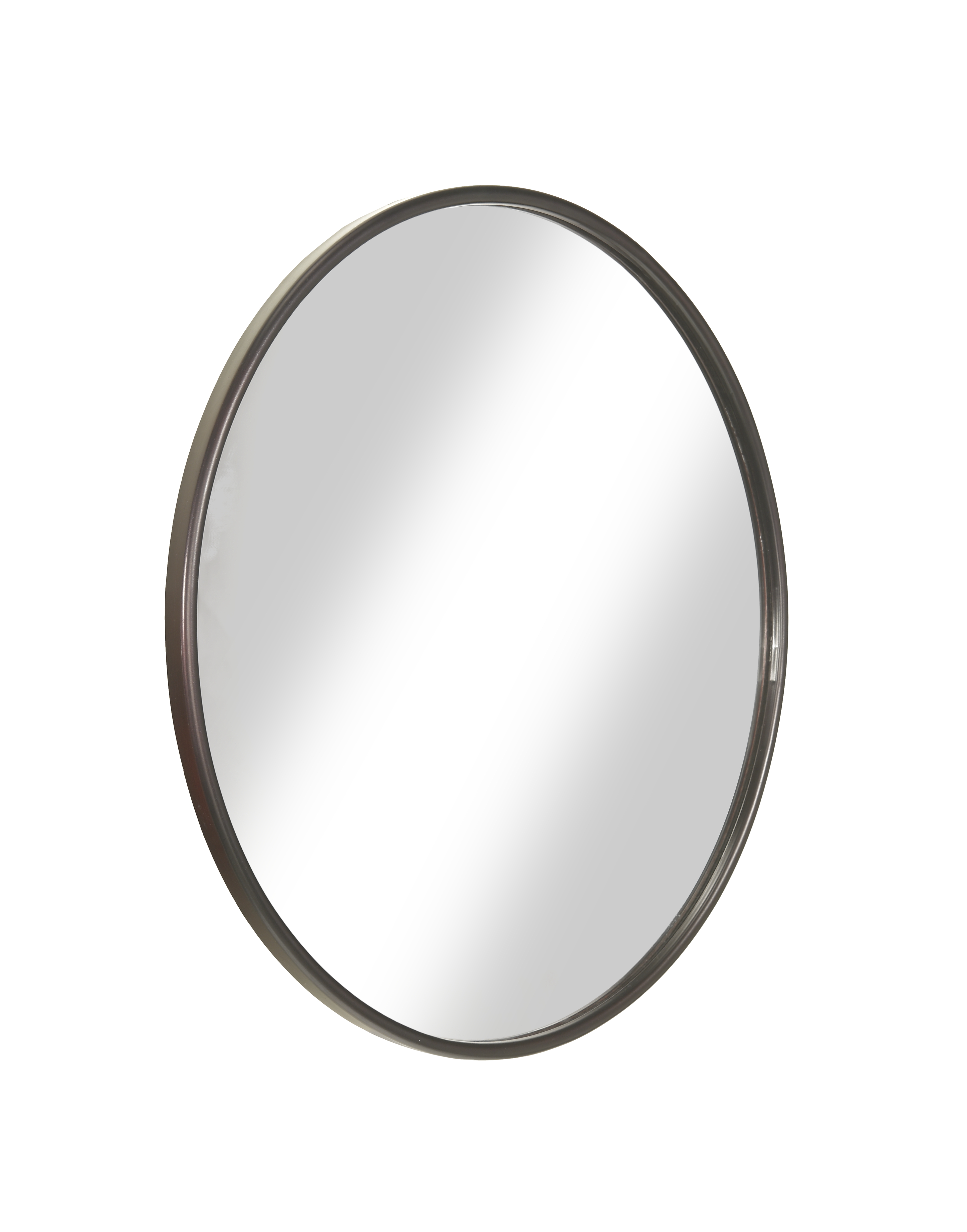 Martin Svensson Home 30" Framed Round Wall Mirror Oil Rubbed Bronze
