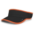 thumbnail image 2 of Pacific Headwear Lite Series All-Sport Active Visor 510V Black/Orange Os, 2 of 2