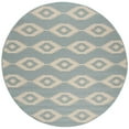 thumbnail image 5 of SAFAVIEH Beach House Vasiliki Geometric Indoor/Outdoor Area Rug, Cream/Aqua, 8' x 10', 5 of 10