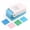 3.2 inch#-B02, variant on Stamp Punch, Stamp Puncher, 1X0.8inch Rectangular Postage Stamps Punches, Lever Paper Punches for Crafting,Craft Cutter Hole Puncher for Scrapbooking Journaling Card Making