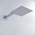 thumbnail image 4 of 8 Inch Large Round/Square Shower Head Overhead Rainfall Chrome Stainless Steel, 4 of 8