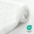 thumbnail image 3 of Deconovo White Bathroom Mat, Extra Soft & Plush Durable Rug, Absorbent Rugs for Shower Floor Kitchen Bedroom, Machine Washable Shaggy Rugs, 17" x 24", 3 of 8