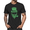 thumbnail image 2 of Yopmin Men's St Patrick's Day T-Shirt Irish Leprechaun Short Sleeve Loose Fit Crewneck Cotton Graphic Tee for Streetwear, 2 of 7