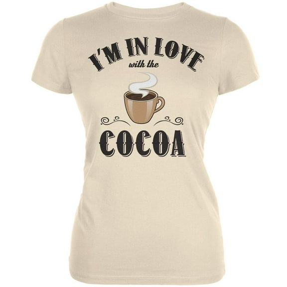 In Love With The Cocoa Cream Juniors Soft T-Shirt - 2X-Large