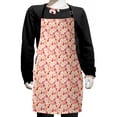 thumbnail image 1 of Rose Kids Apron, Romantic Pastel Shade Rose Petals and Buds Pattern with Jumbled and Overlapped Order, Boys Girls Apron Bib with Adjustable Ties for Cooking Baking Painting, Multicolor, by Ambesonne, 1 of 2