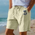 thumbnail image 2 of XINPING Swim Shorts Men 7 Retro Athletic Solid Color Quick-Dry Vacation Beach Shorts with Pockets Upf 50+ Sun Protection Swimwear Bathing Suits, 2 of 5