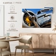 thumbnail image 5 of Elephant Stock Historical Airplane Propeller Wall Art - Horizontal Canvas Wall Art - Living Room Wall Decor - Photography Military Canvas - Black And Silver Decor - 12" x 8", 5 of 8
