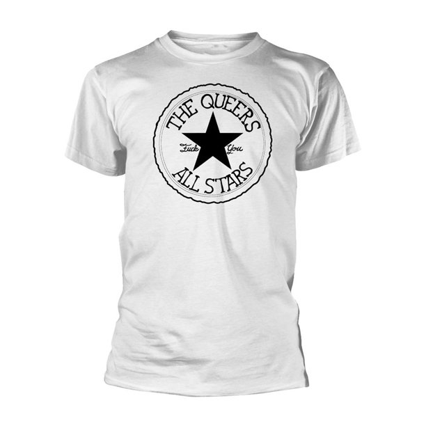 The Queers - Camiseta All Stars para Adultos Unisex (Blanco)