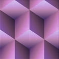 thumbnail image 1 of Ahgly Company Indoor Square Patterned Orchid Purple Area Rugs, 4' Square, 1 of 1