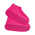 thumbnail image 4 of Cubrezapatos shamjiam impermeables de silicona Protectores de zapatos para lluvia Portátil Rojo 29cm, 4 of 8