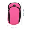 thumbnail image 2 of LABSERRON Running Smartphone Holder 1Pack Square Waterproof Mobile Phone Arm Bag in Pink 3.1x2.4x0.8in, 2 of 7