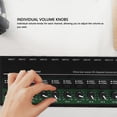 thumbnail image 4 of Mezclador de Sonido de 10 Canales, Perilla de Control de Volumen Independiente, Procesador de Sonido Multicanal Profesional, Mezclador Mono Estéreo de Bajo Ruido, Hecho de Metal,, 4 of 7
