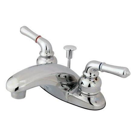 Design Magellan Centerset - Kingston Brass Magellan Centerset Bathroom Faucet with Drain Assembly