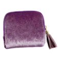 thumbnail image 1 of Bolsa pequeña para guardar joyas, bolsa de regalo, portátil, 5 compartimentos, organizador práctico con cremallera para pendientes y viajes. Púrpura, 1 of 9