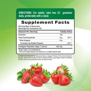 Collagen Peptide for Women | 120 Gummies | Type 1 and 3 | Strawberry Flavor | by Nature's Truth