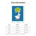 thumbnail image 4 of Throw Blanket for Couch Sofa and Bed, Goose Holding an Umbrella Super Soft Plush Throw Blanket, Fuzzy Cuteness Comfy Warm Washable Flannel Blanket & Throws for All Season, 4 of 5