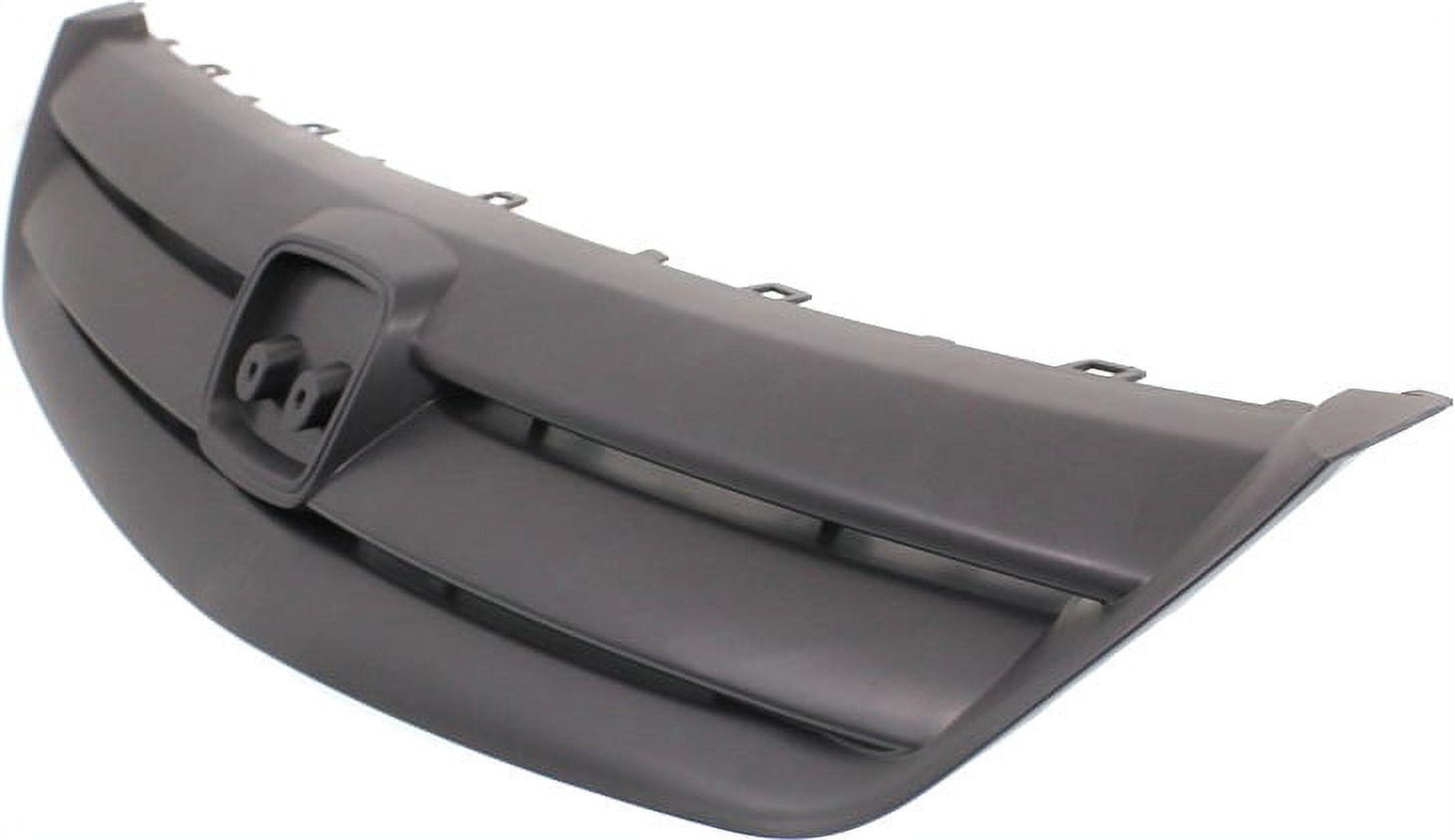 Grille Assembly Compatible With 2001-2003 Honda Civic Sedan Painted Black Shell and Insert