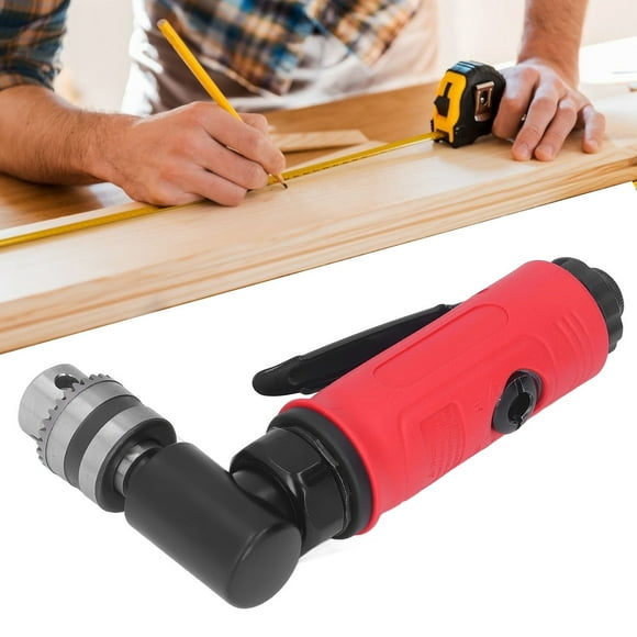 Industrial Air Drill 90 Elbow Pneumatic Drill Mini 1/4in Zinc Alloy Driver Kit YDE-4951 For Accessing Tight Areas