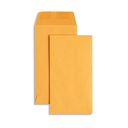 500#7 Envelopes Gummed Seal 28 Lb Brown For Holding And Keys Number 7 Size 3 1/2" X 6 500 Pack