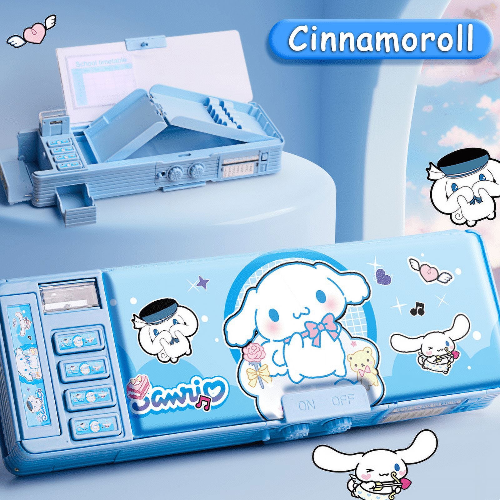 Sanrio Cinnamoroll Multifunction Pencil Case Large Capacity Pencil