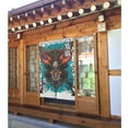 thumbnail image 2 of DouZhe Doorway Drape Split Curtains, Samurai Demon Mask Room Divider Privacy Door Curtains, 34" x 56", 2 of 7