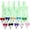 Mint green, variant on Vibrant Pompon Keychains Lightweight Polyester Design Secure Attachment for Keys