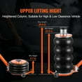 thumbnail image 2 of KFFKFF Air Jack, 6 Ton/13000 lbs Capacity, 2-5 S Pneumatic Lifting Mechanism with Extended Column & Modifiable Handle, Convenient & Compact Lifting Device with Durable Rubber Cushion, 2 of 9