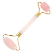 Jade Roller, Face Roller, Facial Beauty Roller Skin Care Tools, Rose Quartz Massager for Face, Eyes, Neck, Body Muscle Relaxing and Relieve Fine Lines and Wrinkles Gua Sha