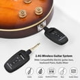 thumbnail image 1 of Wireless Wireless Guitar System Real-time Transmission 2.4G Ultra-low Latency Guitar  Set for Electric Guitar Bass Electric Wind Instruments Rechargeable 280, 1 of 7