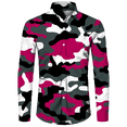 thumbnail image 4 of Camisa de primavera y otoño más nueva para hombre, camiseta de manga larga con estampado 3D de camuflaje, camisa informal con cuello vuelto y botones, camiseta para hombre y mujer, 4 of 4