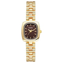 Avaner Women's Analog Quartz Business Watch: Detachable Stainless Steel Strap Square Case with Bar scale Watch