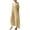 Camel, variant on Women’s Loose Fit Short Sleeve Maxi Dress with Pockets Casual Crew Neck Solid Simple Long Dress for Daily Wear Green L