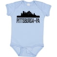 thumbnail image 3 of Inktastic Pittsburgh Pennsylvania City Skyline Boys or Girls Baby Bodysuit, 3 of 5
