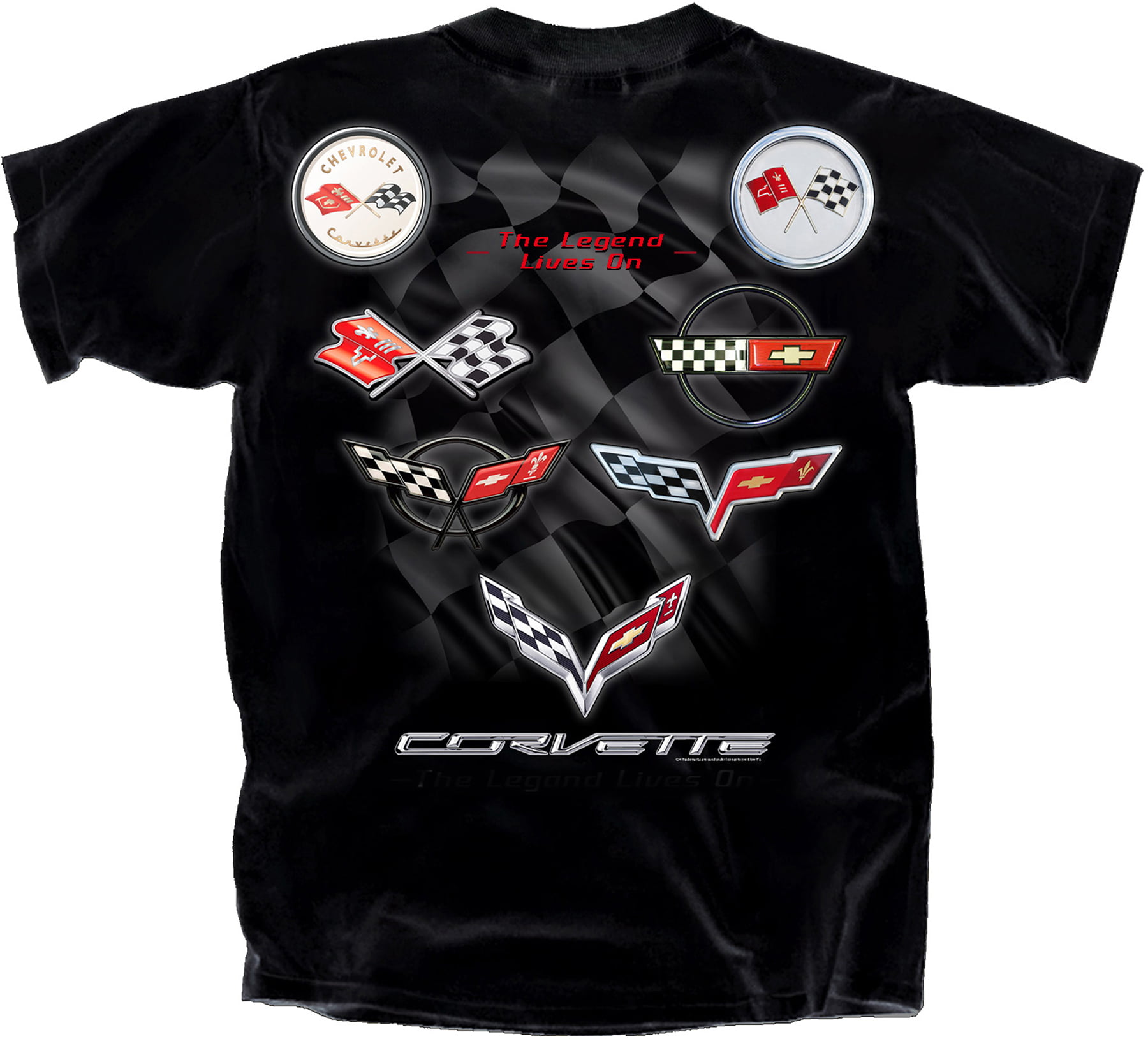 CORVETTE C1/C2/C3/C4/C5/C6/C7-Top Gift-Men's T-Shirt 3D-SKULL SO COOL-SIZE S-5XL