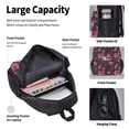 thumbnail image 4 of Balery Rose Mix Leopard 2 Mochila escolar 3 en 1 para niños: mochila resistente con lonchera térmica y estuche para lápices. Mochila escolar para niños y niñas., 4 of 7