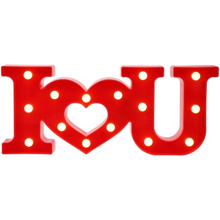 

Romantic Letter Design Lights Room Layout Lights Home Decorative Lights