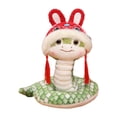 thumbnail image 1 of año Nuevo Chino 2025 serpiente de peluche de juguete estatuilla de serpiente estatua coleccionable adorno de cumpleaños decoración de año Nuevo Lunar Verde 25cm, 1 of 8