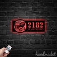 thumbnail image 5 of Handmadetneonsign Gecko House Number Metal Wall Art LED Light - Personalized Sign Home Decor 44658, 5 of 5