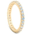 thumbnail image 2 of Pompeii 1 Ct Diamond Wedding Eternity Ring Lab Grown 14k Yellow Gold (((G-H)),SI(2)-I(1)), 2 of 4